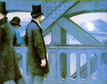 Gustave Caillebotte Painting - Puente de Europa Gustave Caillebotte